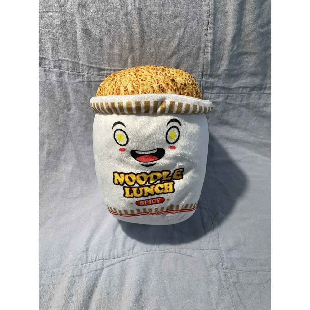 NEW Ideal Toys Direct 9" Plush Stuffed Animal Toy - Ramen Spicy Noodle Lunch Cup
